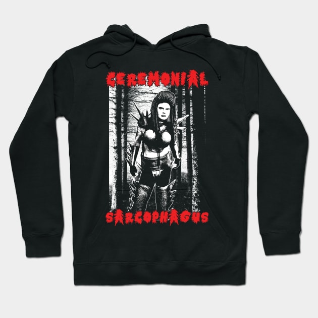 Ceremonial Sarcophagus Hoodie by nickbaileydesigns